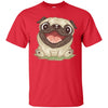 PUG - Happy pug dog T Shirt & Hoodie
